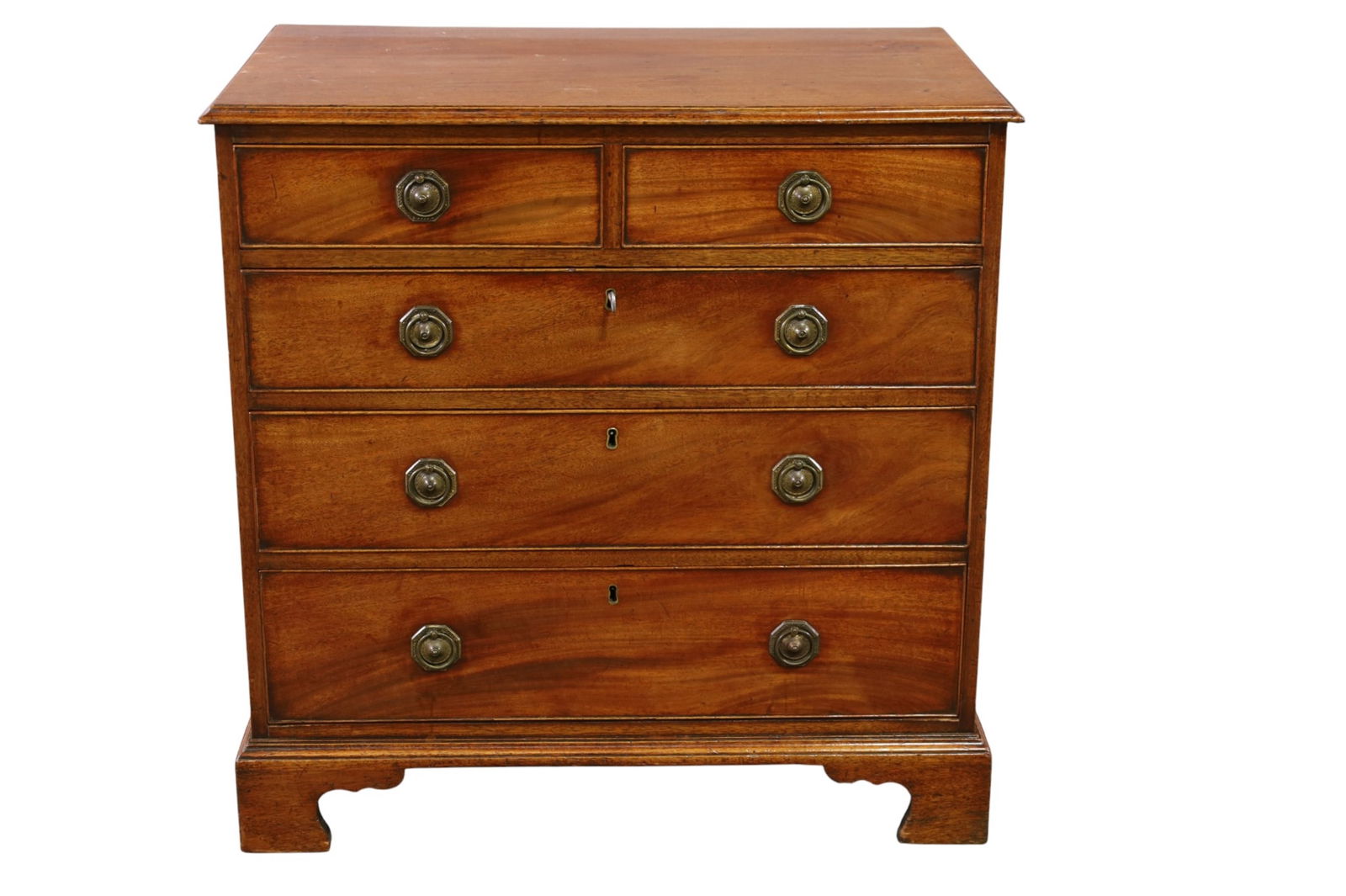 GEORGIAN 5 DRAWER CHEST (1 of 5)