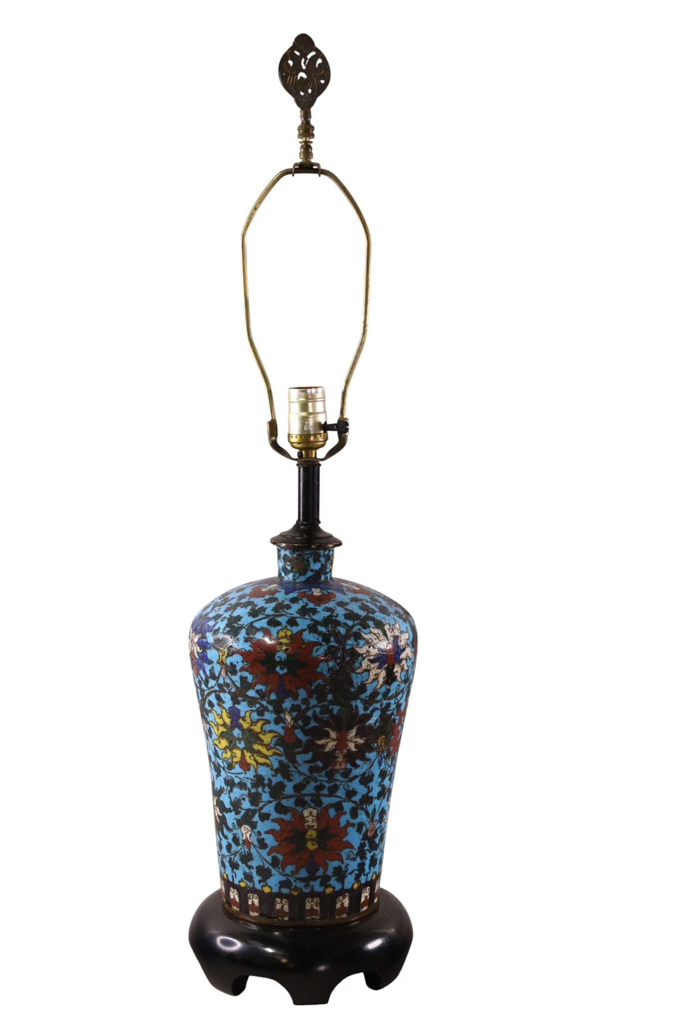 CLOISONNE TABLE LAMP (1 of 4)