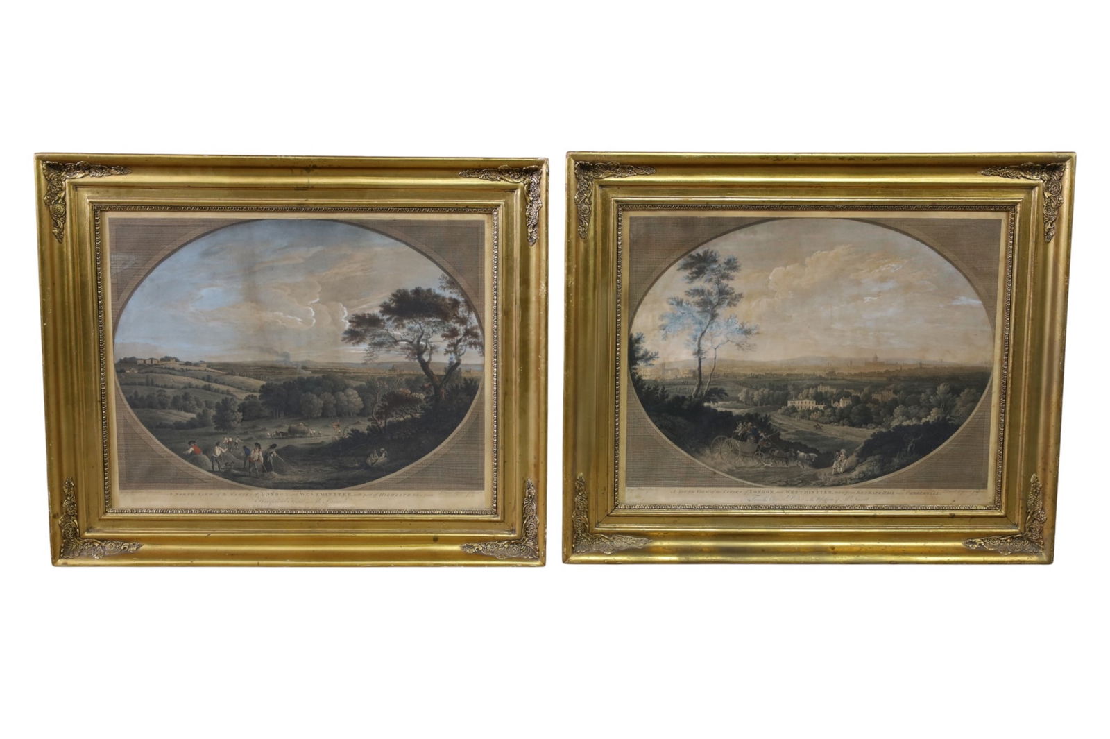 PAIR OF 18TH CENTURY ENGRAVINGS (1 of 5)
