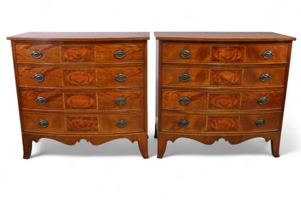 PAIR OF INLAID CHESTS