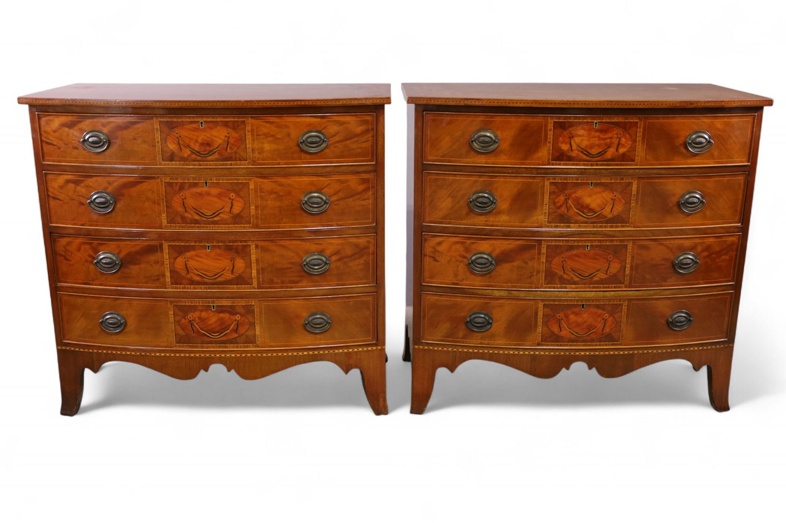 PAIR OF INLAID CHESTS (1 of 4)