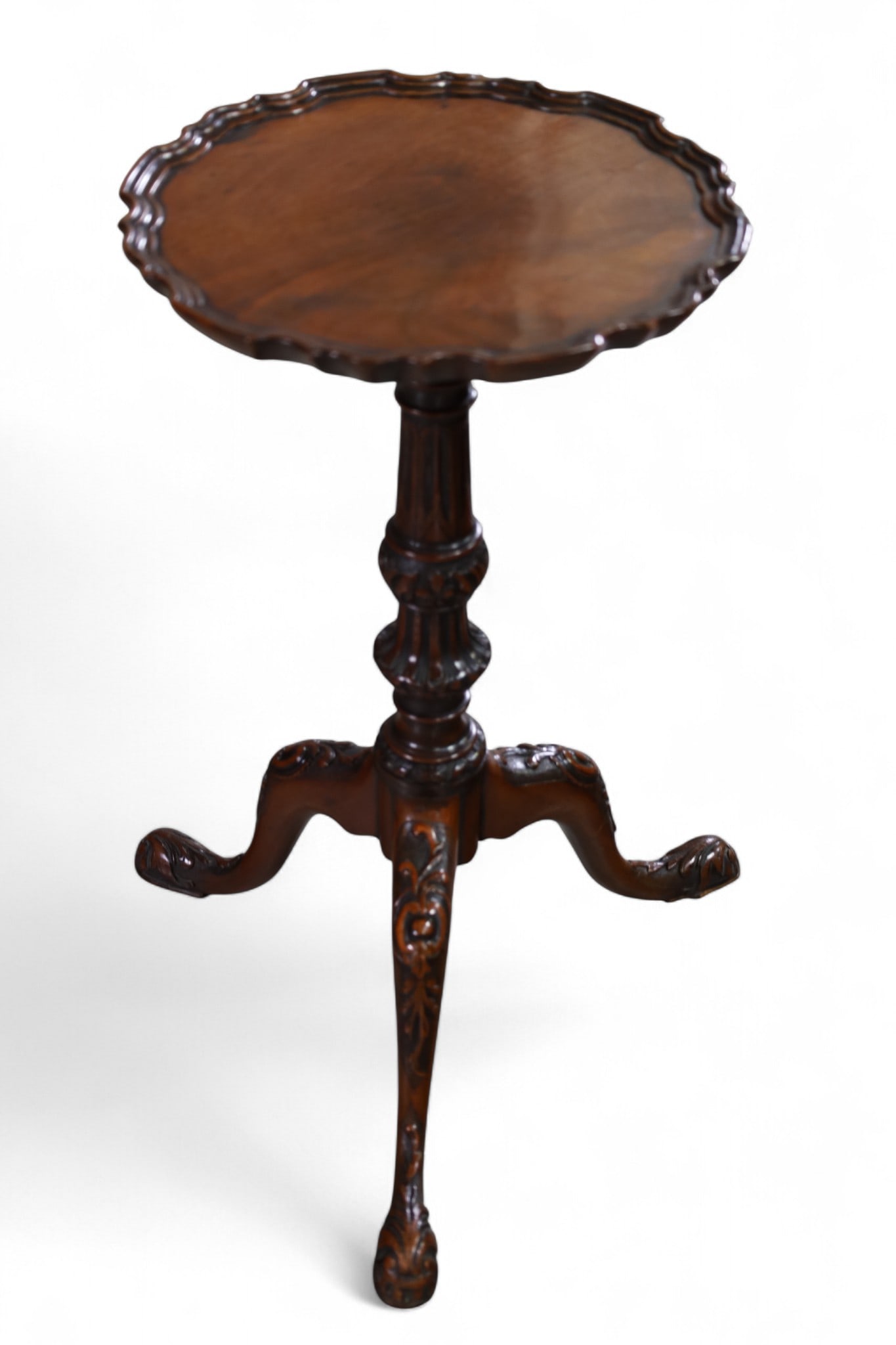 MAHOGANY CANDLE STAND (1 of 2)