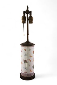 CHINESE PORCELAIN LAMP