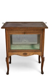 OAK TEA CART