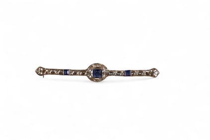 14K GOLD BAR PIN