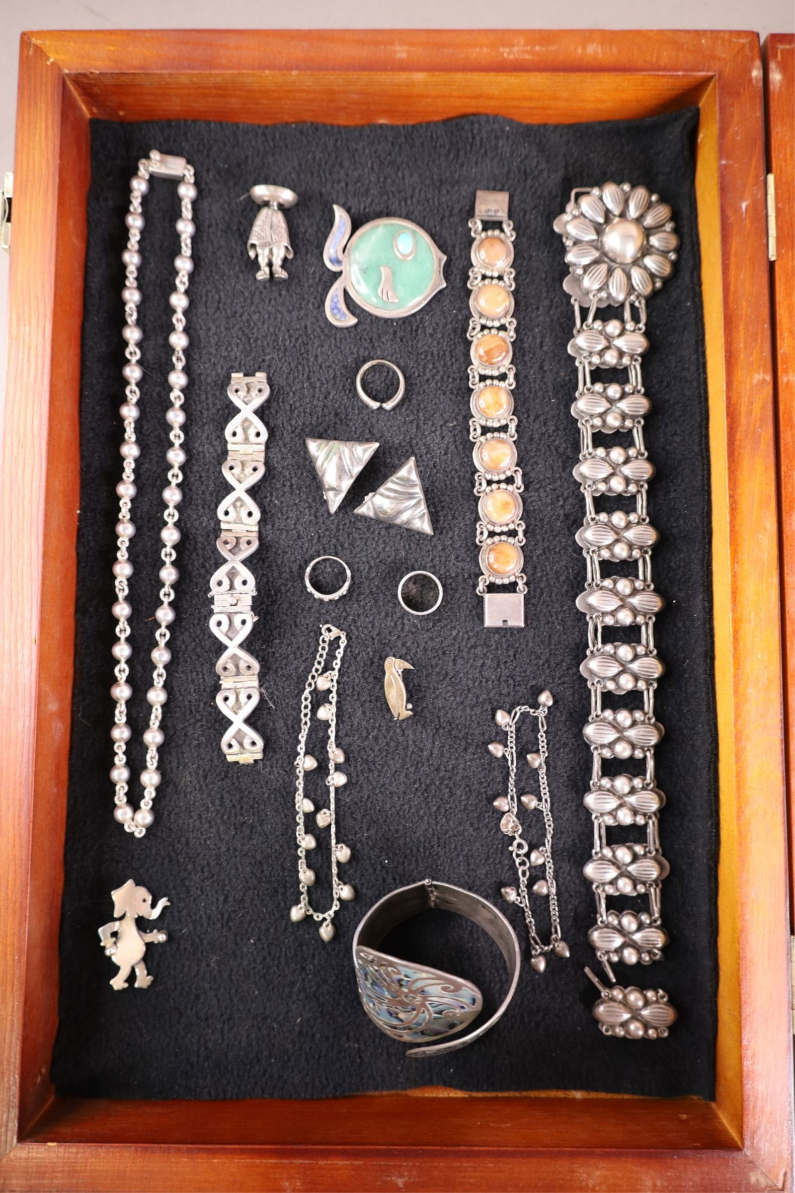 LOT OF MEXICAN STERLING (1 of 4)