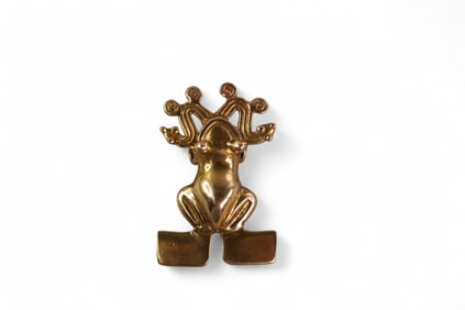 14K GOLD FROG PENDANT