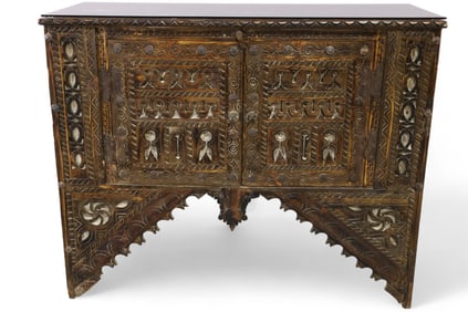 HIGHLY CARVED MOROCCAN SERVER