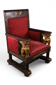 FRENCH EMPIRE HALL CHAIR