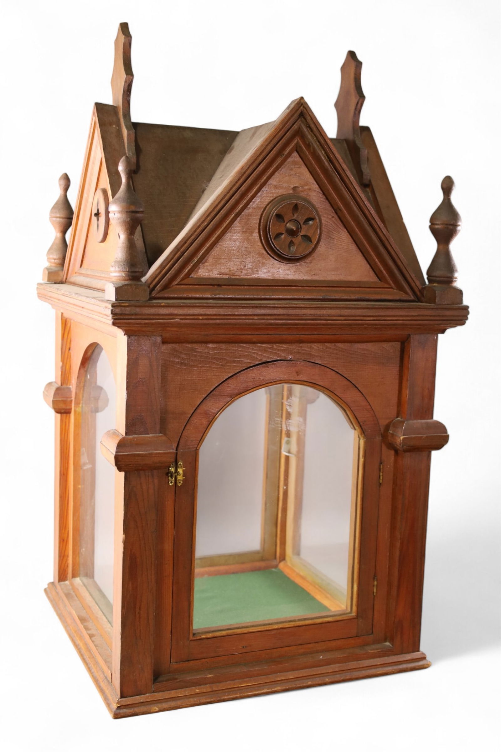 ANTIQUE TABLE TOP SHOWCASE (1 of 2)