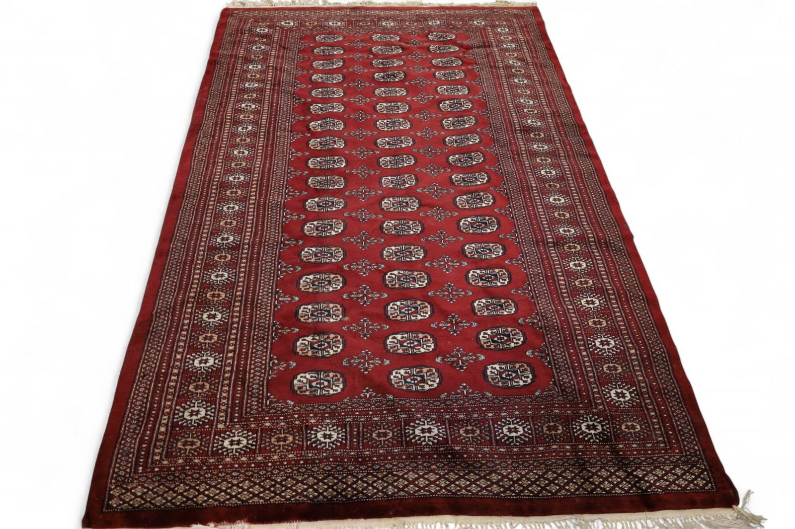 APPROX 7' 8" x 5' HANDMADE WOOL RUG (1 of 4)