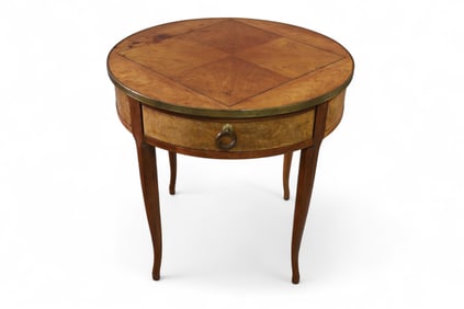 BAKER INLAID LAMP TABLE