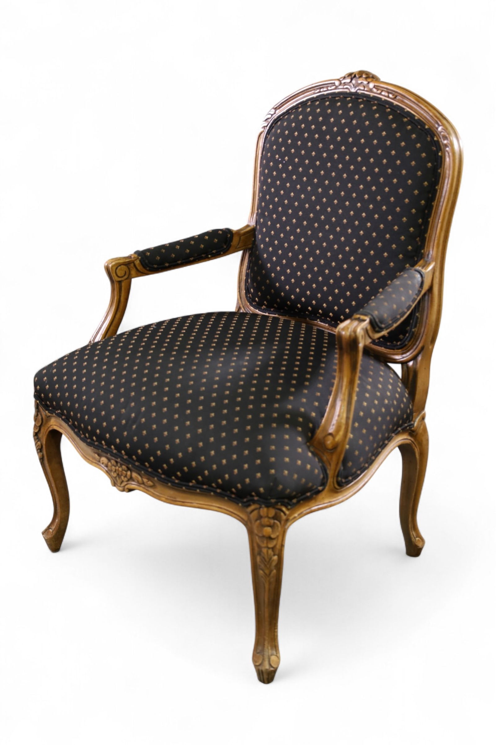 CARVED PARLOR CHAIR (1 of 3)