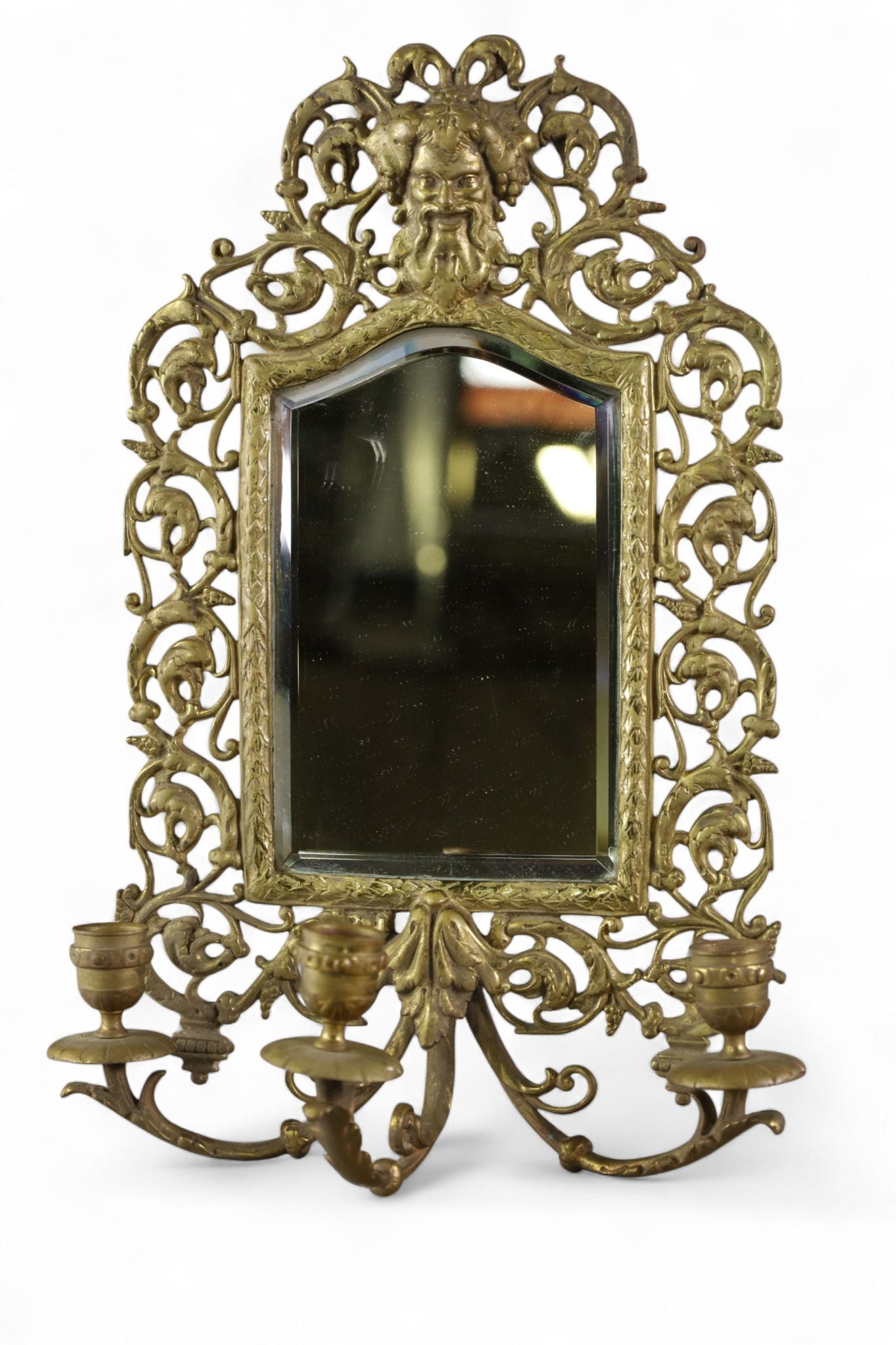 VICTORIAN FIGURAL CANDLE SCONCE (1 of 2)