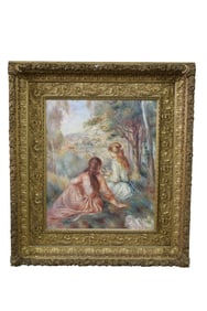 FRENCH OIL PAINTING
