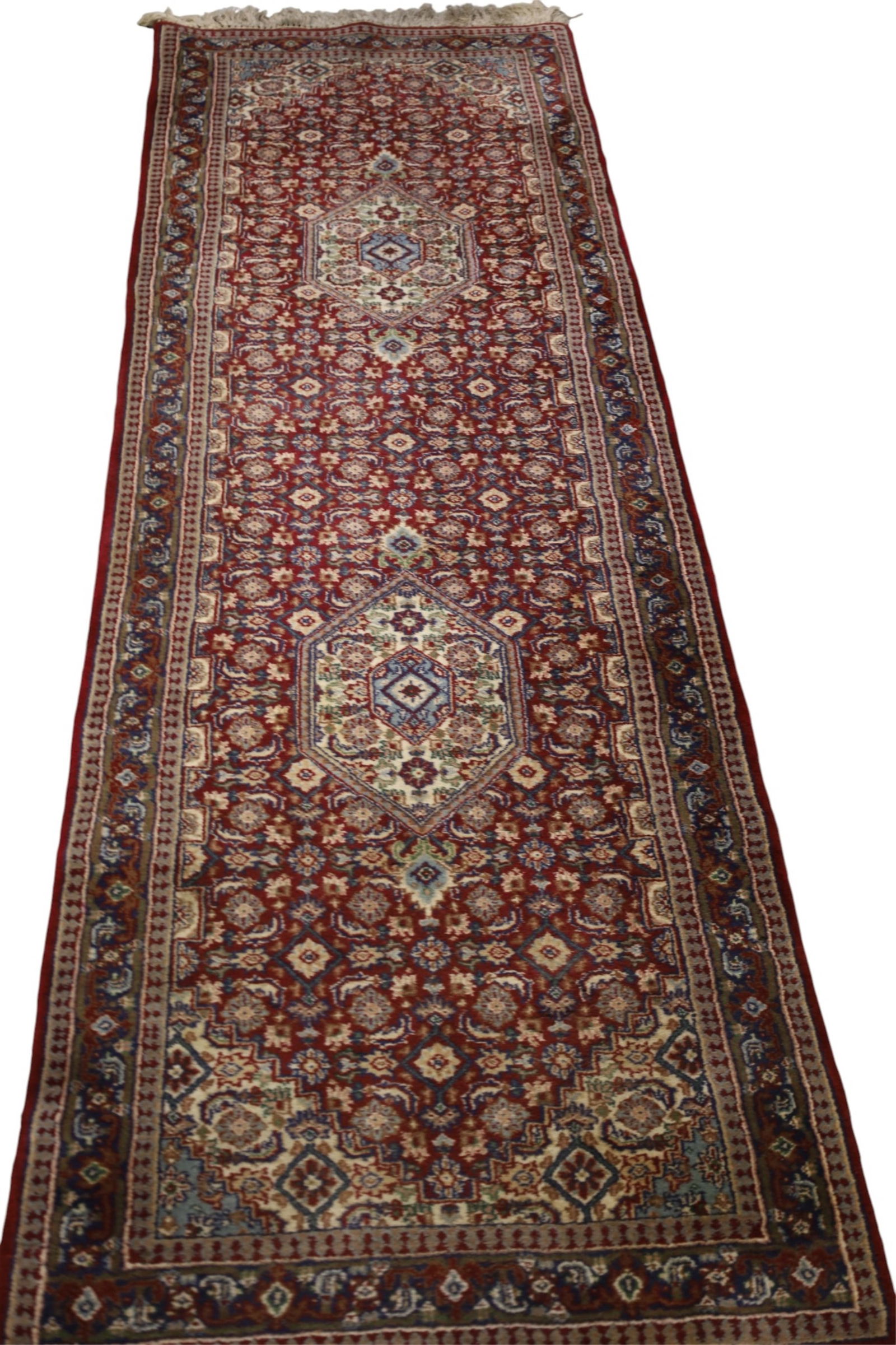 APPROX 8' x 2' 6" HANDMADE WOOL RUG (1 of 6)