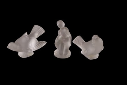 3 LALIQUE FIGURES