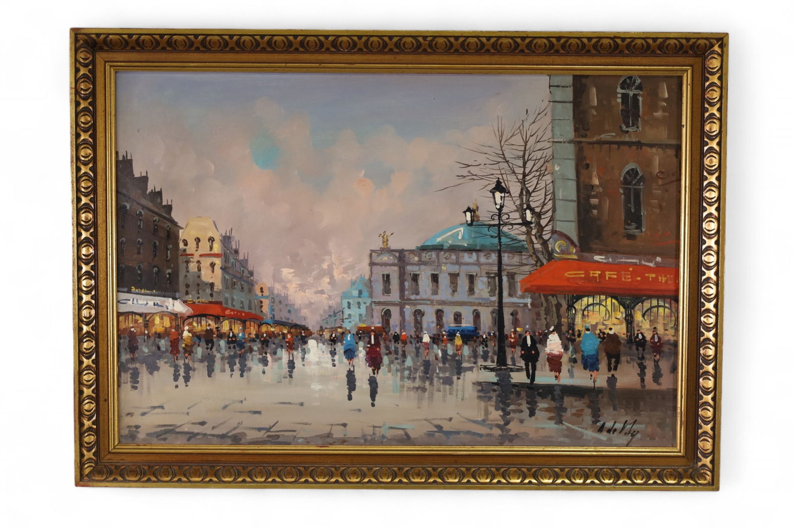 PARIS STREET SCENE PAINTING (1 of 5)