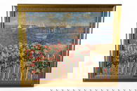 SAM (SAMIR) BARBER OIL PAINTING