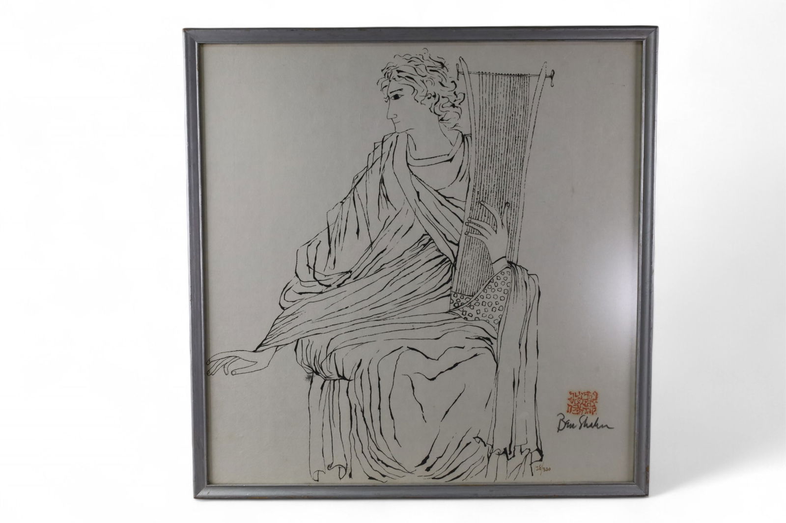 BEN SHAHN SIGNED LITHOGRAPH (1 of 3)