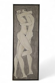 LARGE MISHA ARGOV NUDE PAINTING