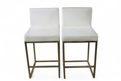 PAIR OF MCM BARSTOOLS