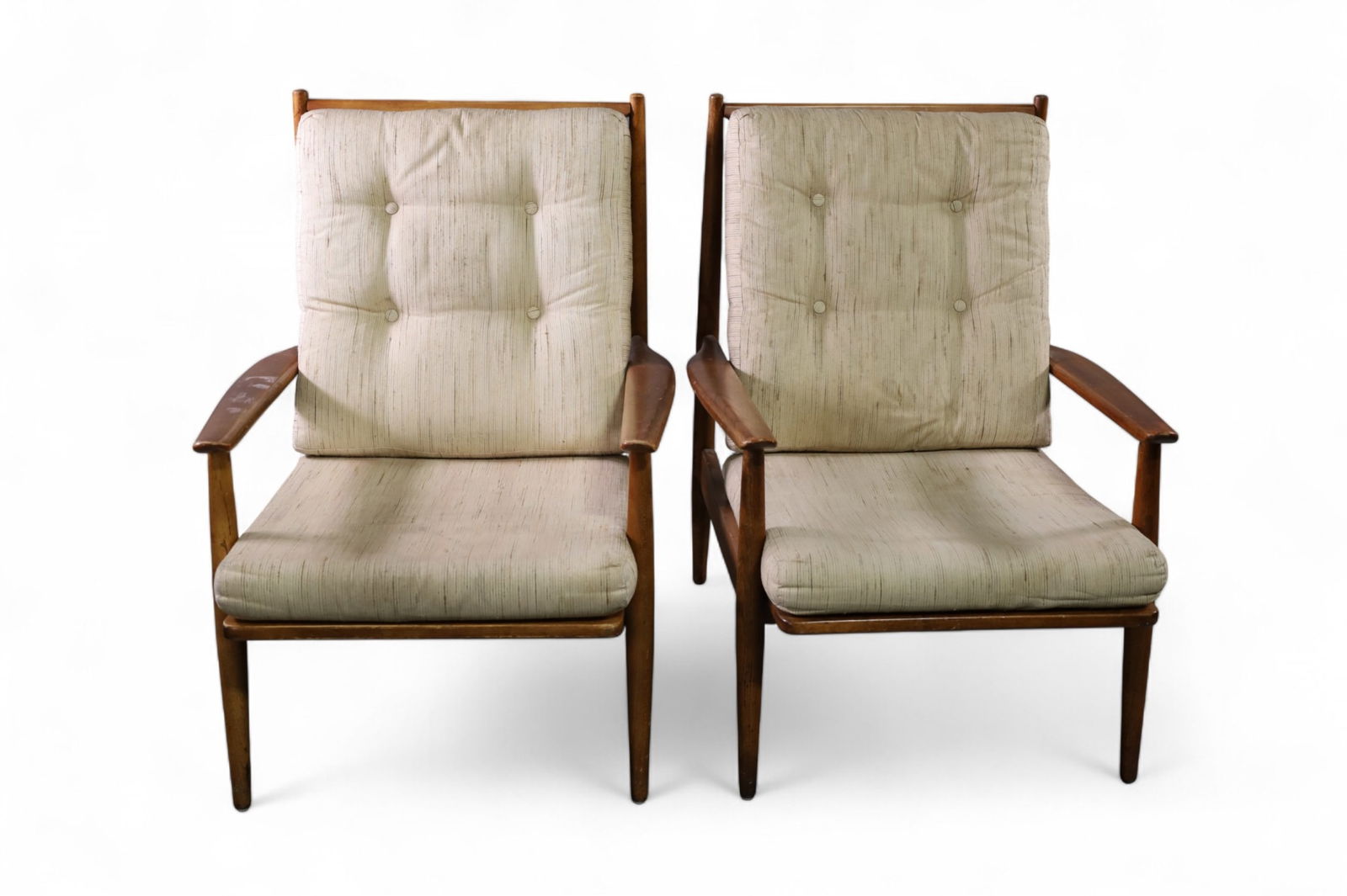 PAIR OF MID CENTURY MODERN LOUNGE CHAIRS (1 of 4)