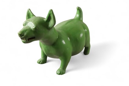 SALVADOR VASQUEZ DOG SCULPTURE