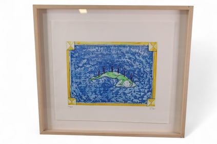 DAVID HOCKNEY STYLE PRINT