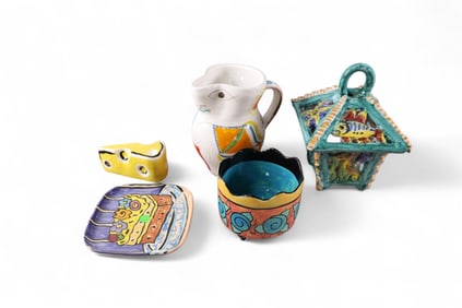 5 PCS OF STUDIO POTTERY