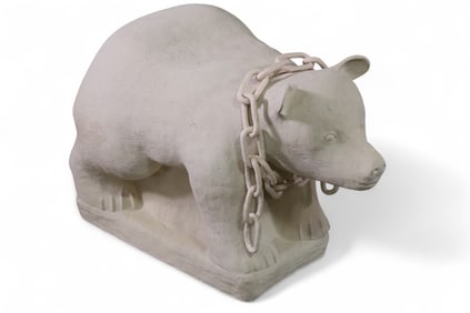 LARGE BEAR SCULPTURE
