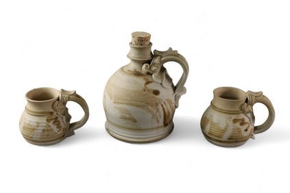 3 PCS OF MCM POTTERY