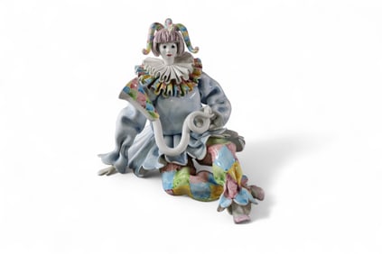 HAND PAINTED PORCELAIN FIGURE