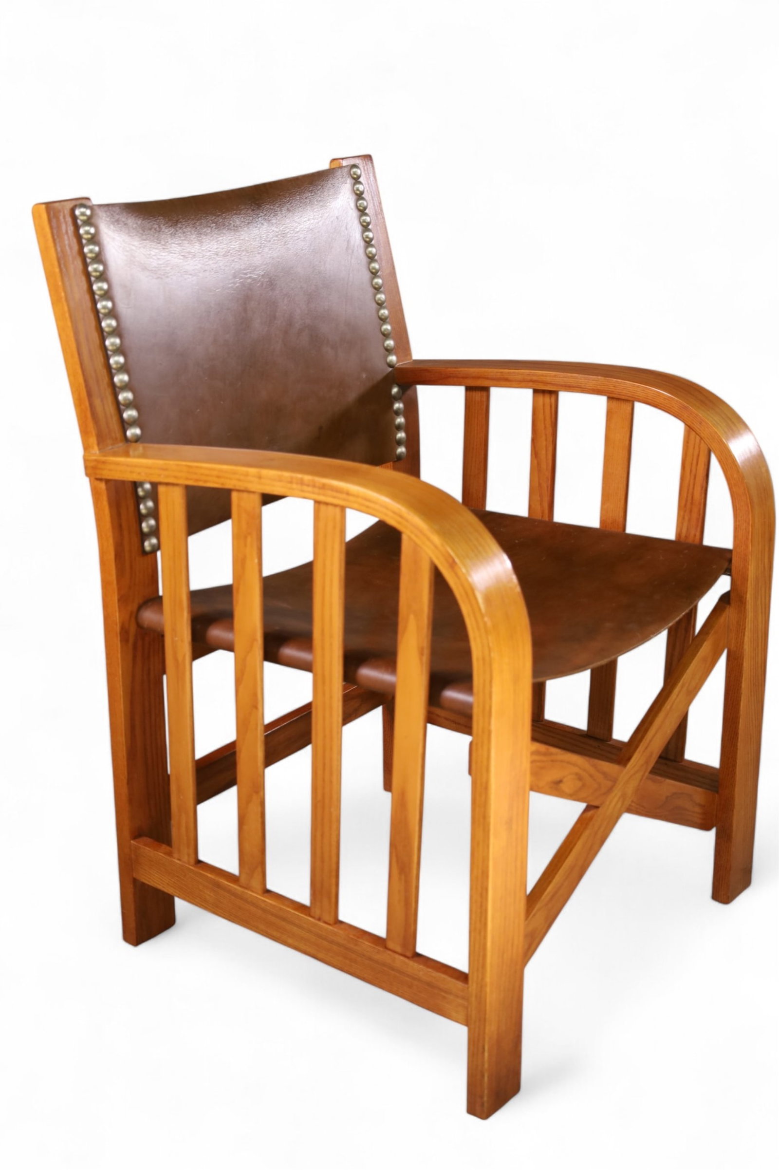 RALPH LAUREN ARMCHAIR: RALPH LAUREN SHELTER SKY ARMCHAIR, 25" W x 24" D x 36" H. THIS ITEM EXCEEDS SIZE LIMITATIONS FOR IN HOUSE SHIPPING, MUST BE PICKED UP IN HOUSE OR SHIPPED VIA 3rd PARTY GROUND SHIPPER.