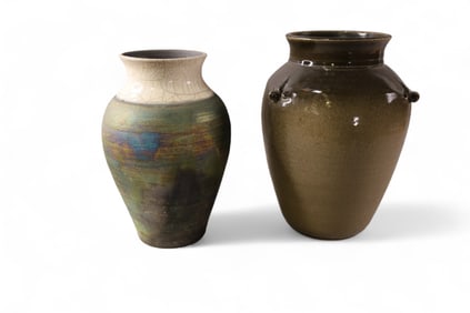 2 PCS OF MCM POTTERY