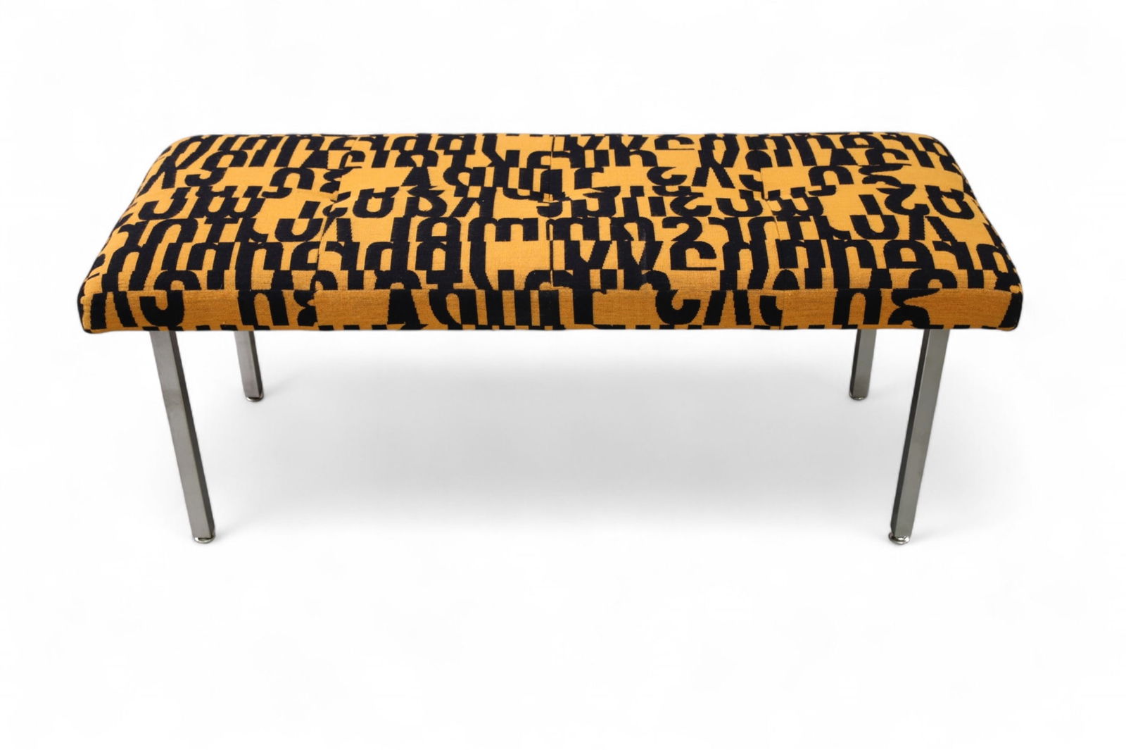 CHROME BASE "LETTERS" BENCH (1 of 3)