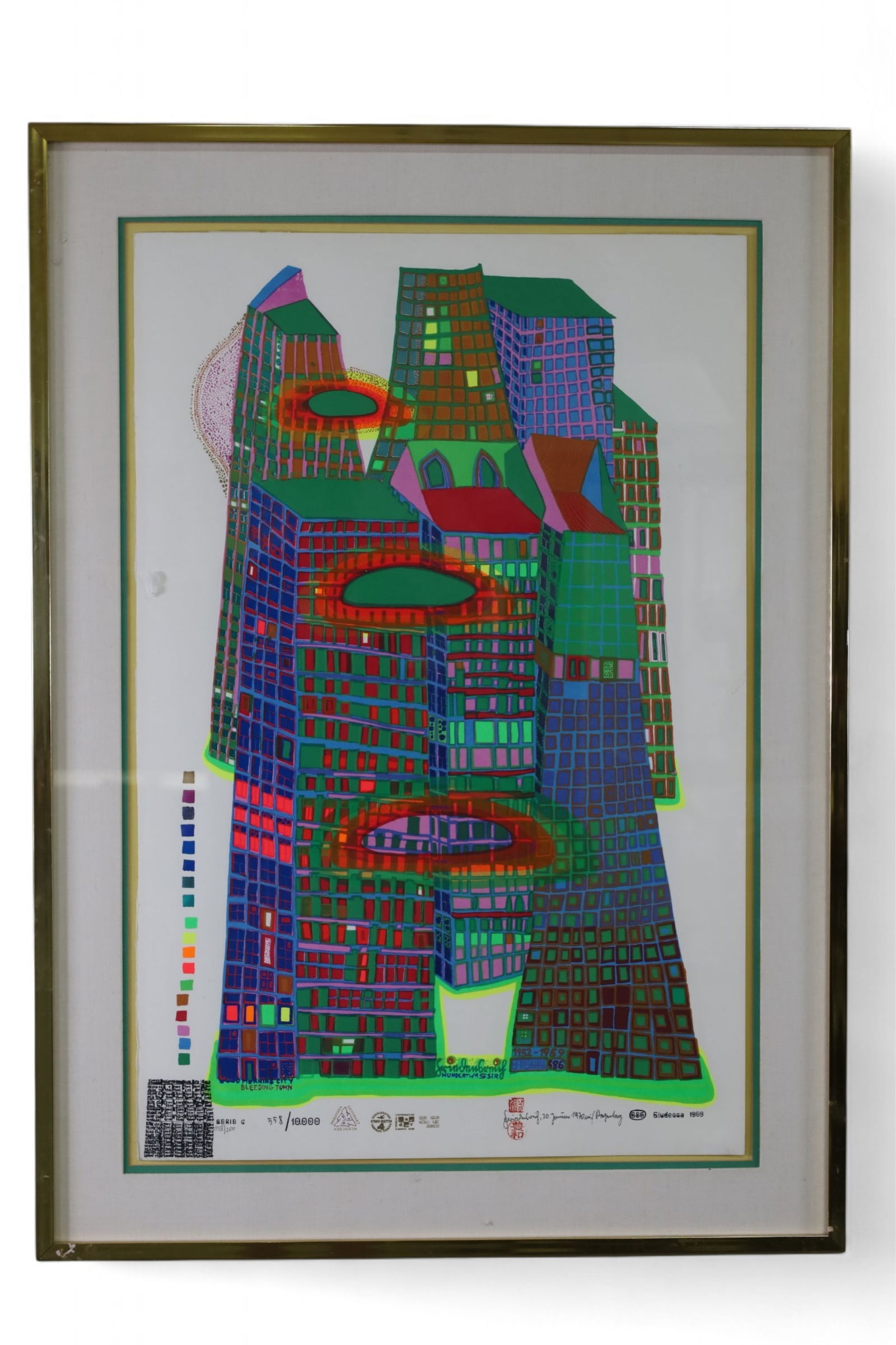 HUNDERTWASSER "GOOD MORNING CITY" SERIGRAPH (1 of 6)
