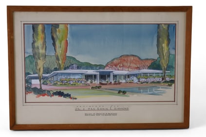 WILLIAM BRAY WATERCOLOR