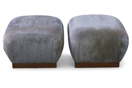 PAIR OF MCM FOOTSTOOLS