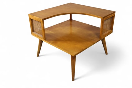 MID CENTURY MODERN CORNER TABLE