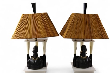 PAIR OF 1950'S TABLE LAMPS
