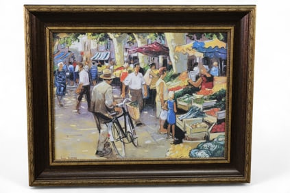 MARKET SCENE PAINTING