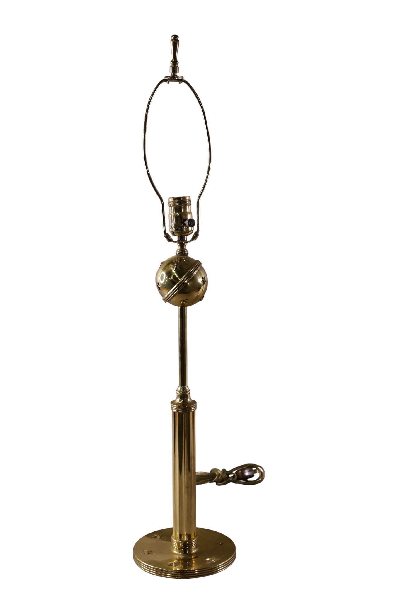 ATOMIC BRASS TABLE LAMP (1 of 3)