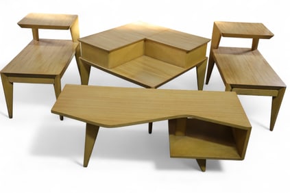 4 PIECE LIVING ROOM TABLE SET