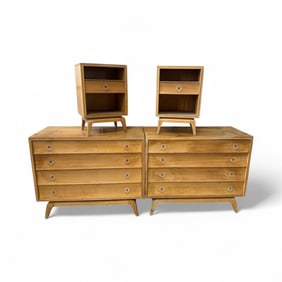 BROWN SALTMAN BEDROOM SET