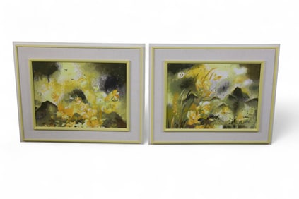 PAIR OF DITRICH GRUNEWALD SERIGRAPH