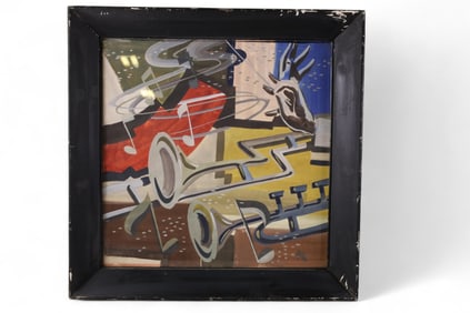 JAZZ MOTIF WATERCOLOR