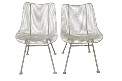 PAIR OF RUSSELL WOODARD SCULPTURA CHAIRS