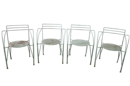 4 LUNE D' ARGENT CHAIRS