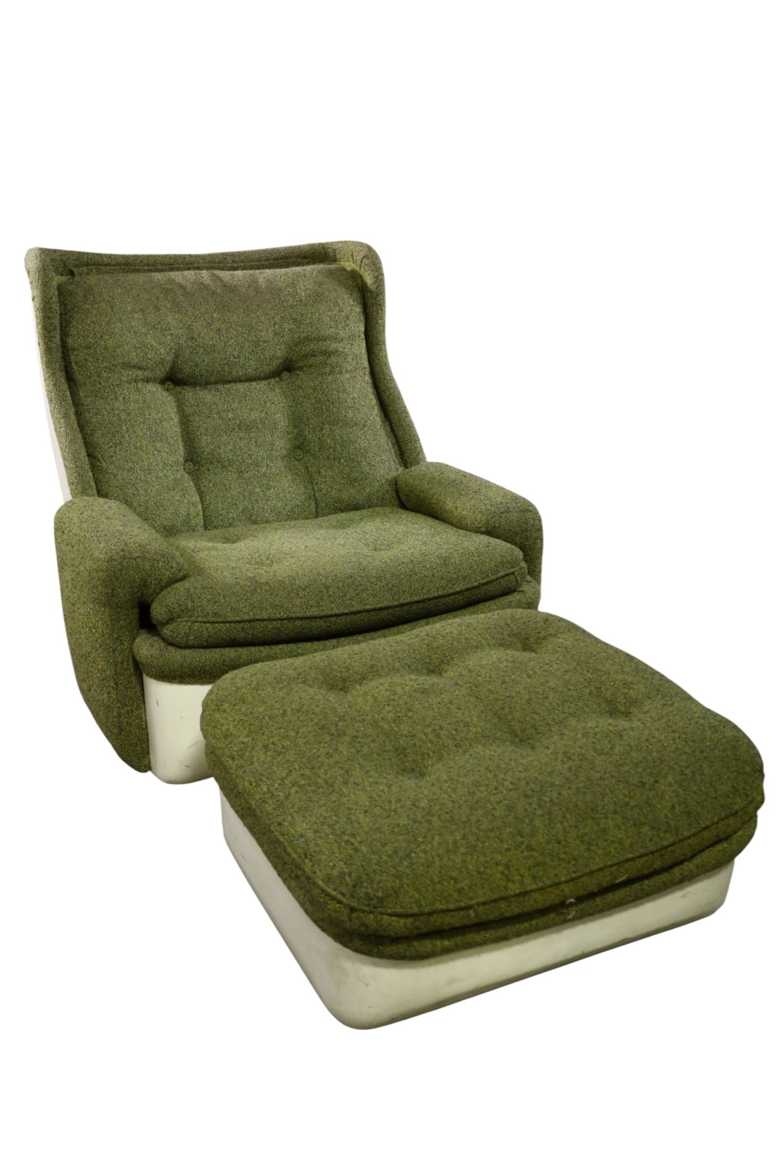 LARGE SELIG LOUNGE CHAIR & OTTOMAN (1 of 9)